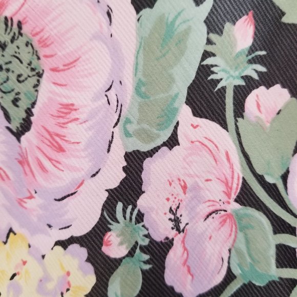 Victoria's Secret teddy Large floral print ruffle trim snap crotch VINTAGE - Picture 7 of 13